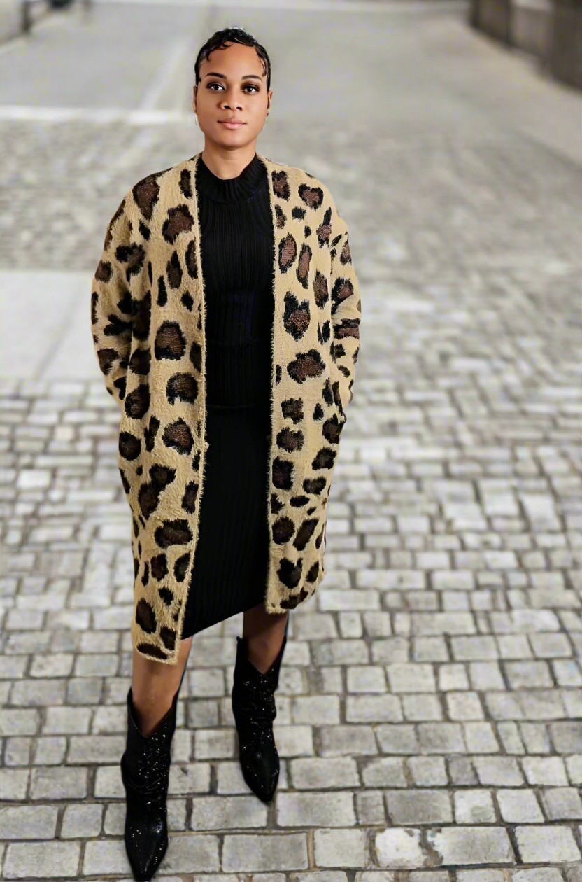 LEOPARD-CARDIGAN