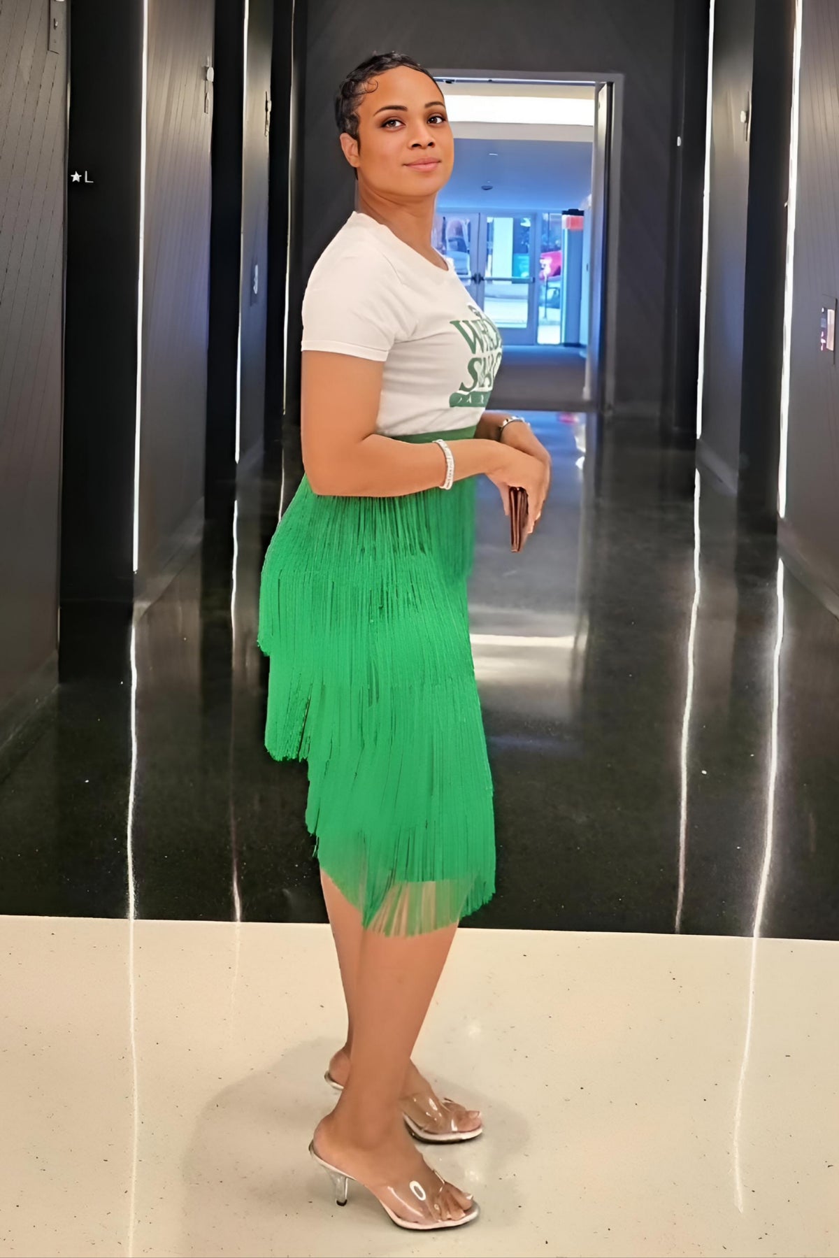 TINA- FRINGE SKIRT