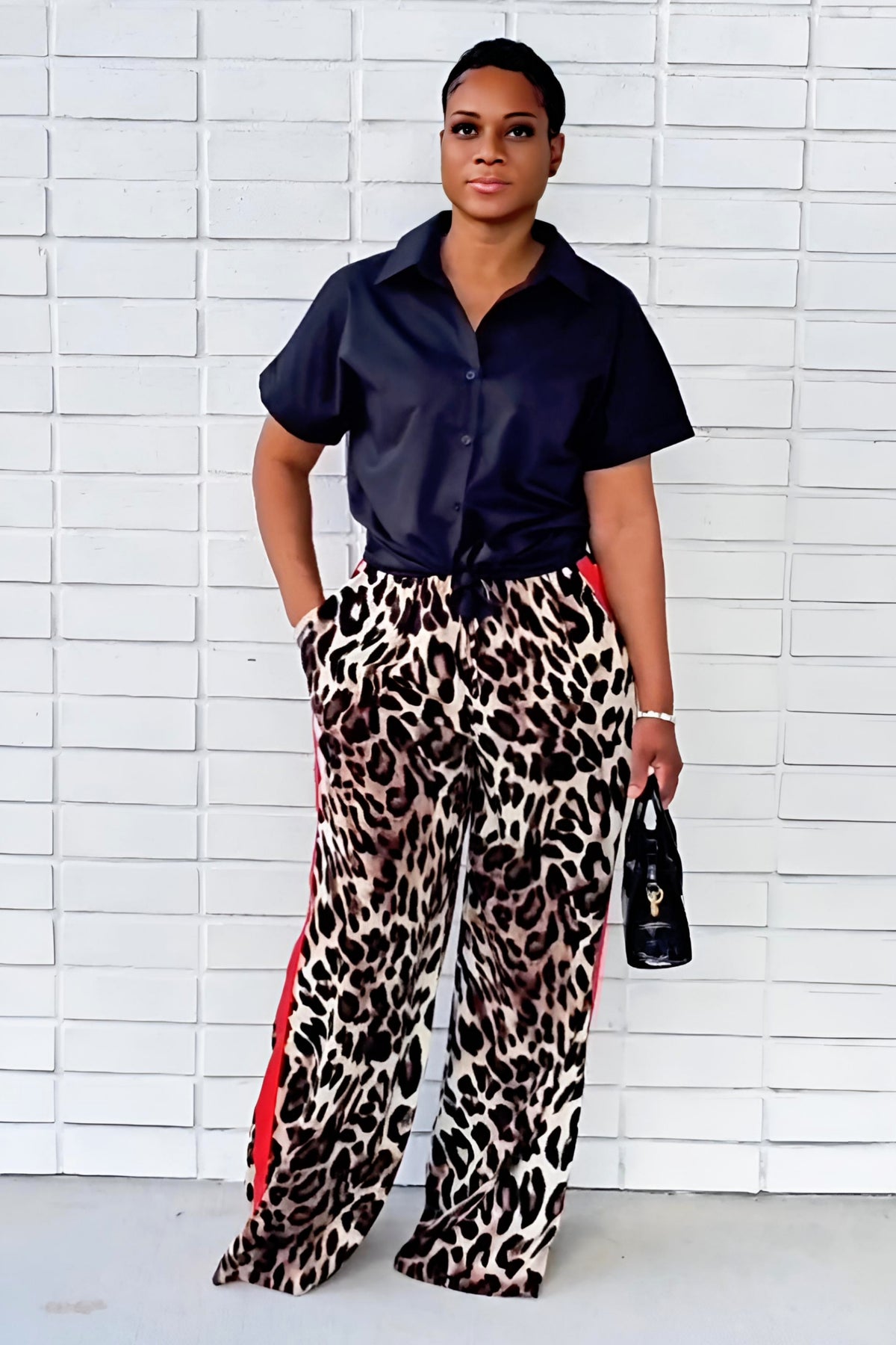 LEOPARD LUXE PANTS